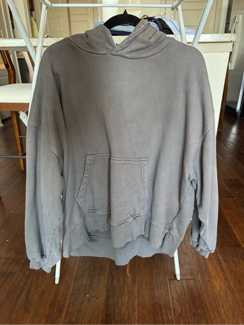 DAILY DRILLS Gray Hooded Sweatshirt